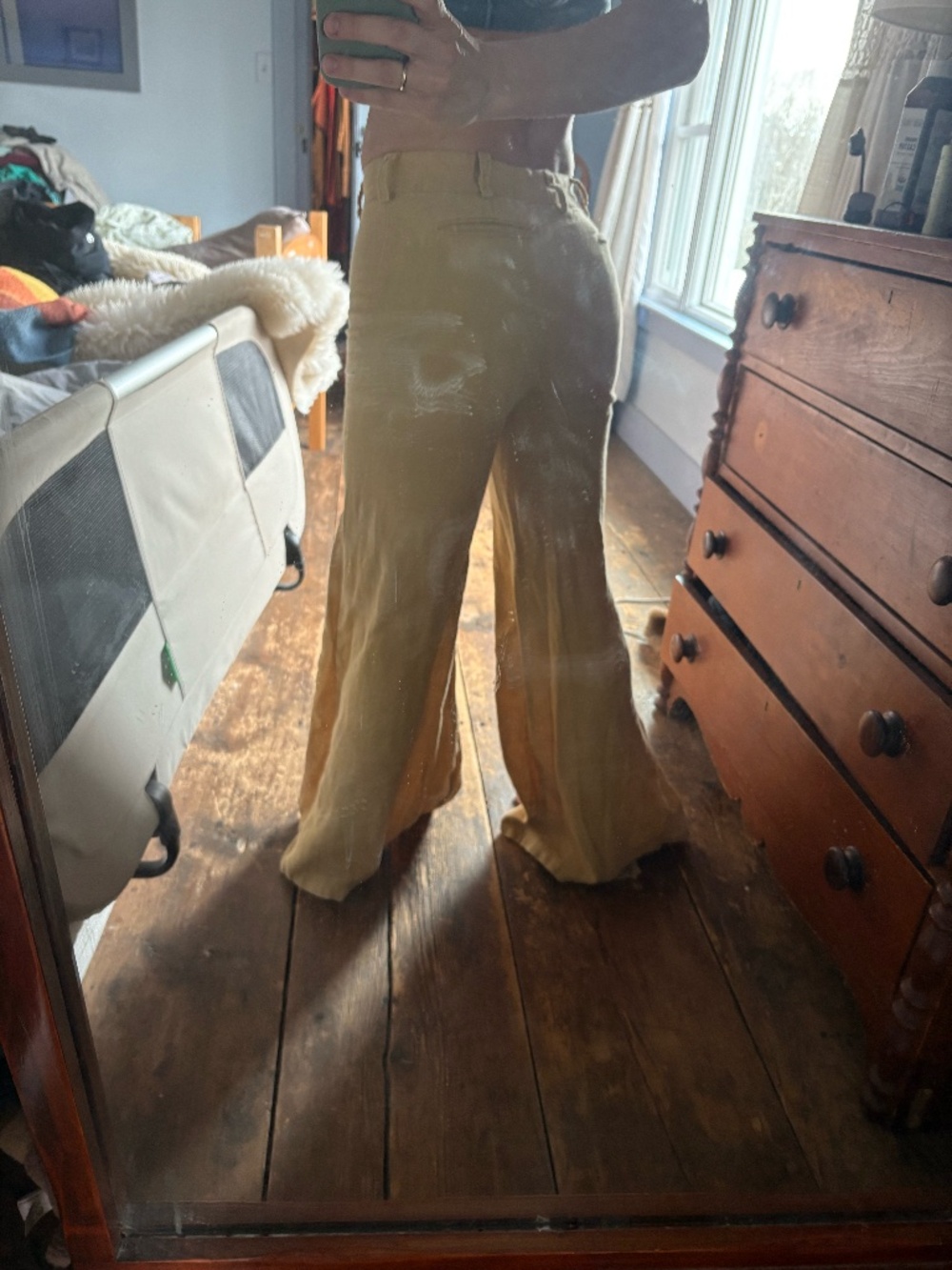 The Hempest flare yellow pant - Picture 2 of 3
